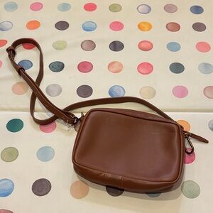 Madewell Brown Leather Crossbody Bag - brand new with tags